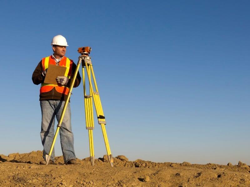 Boundary Survey of adjoining commercial parcels before development in Dallas Texas